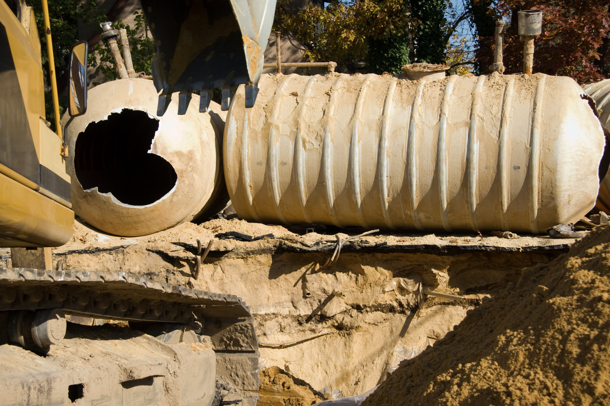 Underground Gas station storage tank replacement